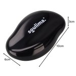 Soulima 25745 Pilník na paty 10 x 6 cm, černý