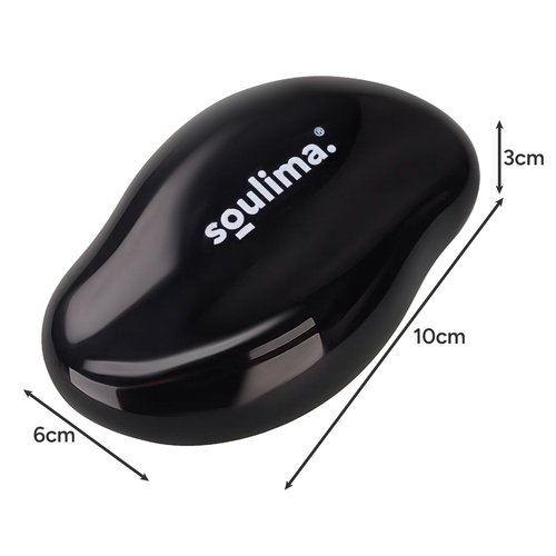 Soulima 25745 Pilník na paty 10 x 6 cm, černý