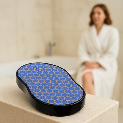 Soulima 25745 Pilník na paty 10 x 6 cm, černý