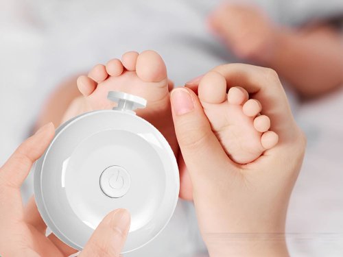 Verk 27450 Detský elektrický pilník na nechty, biely