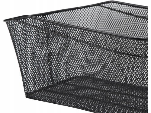 Verk 14573 Koš na zadní nosič kola 33x29x19cm, černý