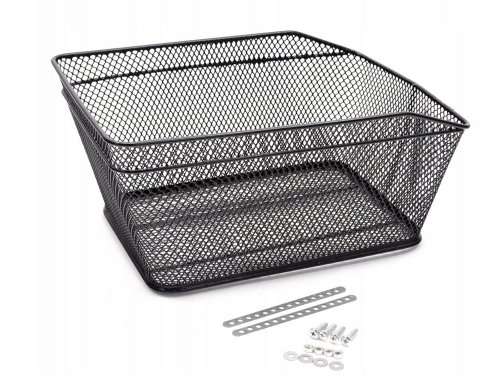 Verk 14573 Koš na zadní nosič kola 33x29x19cm, černý