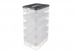 Kruzzel 25759 Úložný box na stavebnici, 35 l, 5 pater 