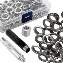 Gardlov 25811 Set patentních oček s nýtovačkou a děrovačem, 100 ks 12/20mm