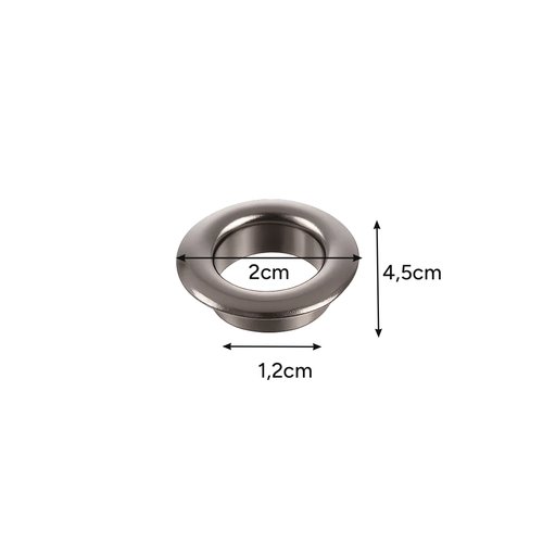 Gardlov 25811 Set patentních oček s nýtovačkou a děrovačem, 100 ks 12/20mm