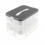 Kruzzel 25756 Úložný box na stavebnici, 15 l, 2 patra