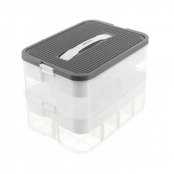 Kruzzel 25756 Úložný box na stavebnice, 15 l, 2 poschodia Kruzzel 25756 Úložný box na stavebnice, 15 l, 2 poschodia