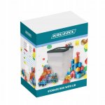 Kruzzel 25757 Úložný box na stavebnici, 22 l, 3 patra