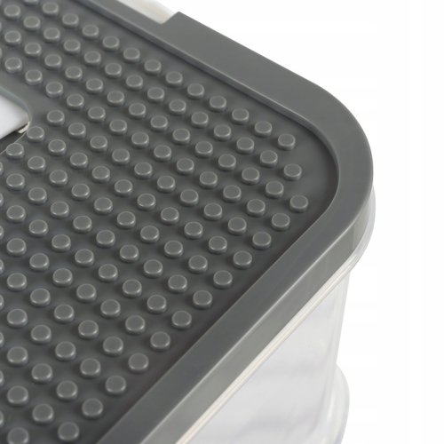 Kruzzel 25757 Úložný box na stavebnici, 22 l, 3 patra 