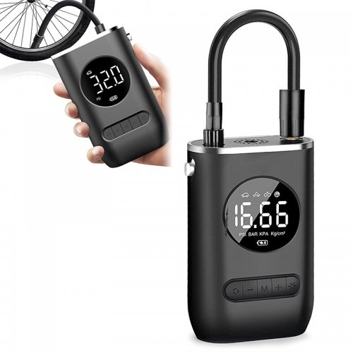 GT A24D Kompresor Aku se svítilnou, 4000 mAh, (auto, motocykl, kolo, míč), 10,3 bar, USB, 50 W