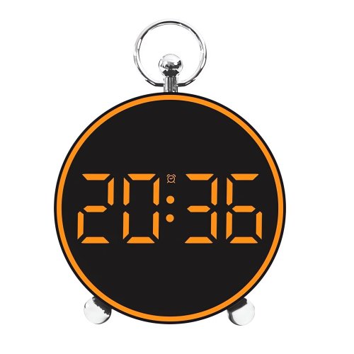 Pronett XJ5739 Multifunkčné hodiny s budíkom a teplomerom, modré číslice