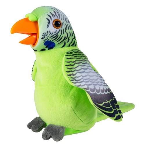 GT B31F Interaktivní mluvící papoušek 17 cm, zelený