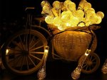 Verk 12380 Solárna svetelná reťaz, 20 LED diód, teplá biela