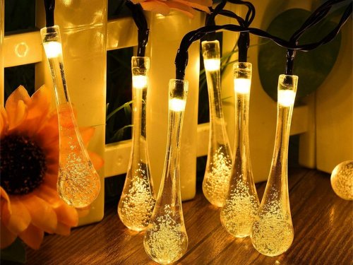 Verk 12380 Solárna svetelná reťaz, 20 LED diód, teplá biela