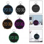 Pronett XJ5739 Multifunkční hodiny s budíkem a teploměrem, oranžové číslice