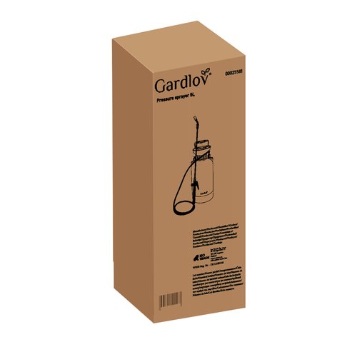 Gardlov 25581 Ručný tlakový postrekovač 5 l, zelený