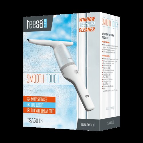 Teesa TSA5013 Čistič oken Smooth Touch, bílý