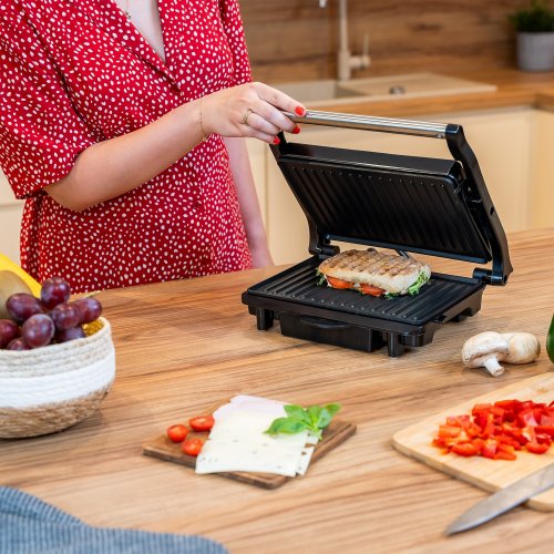 Teesa TSA3232 Kontaktný gril Panini 1500W, nerezová oceľ
