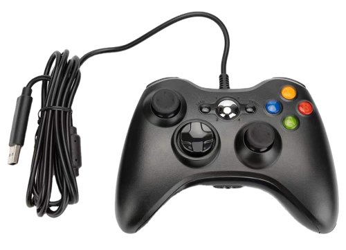 APT KX13 Xbox 360 kabelový ovladač černý