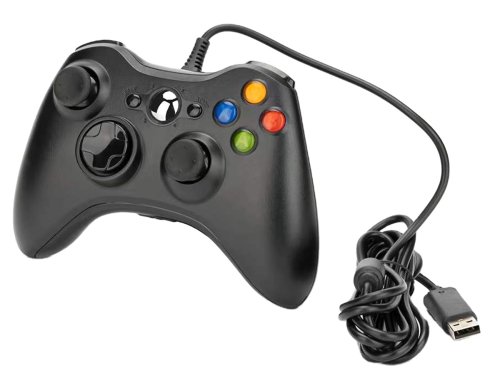 APT KX13 Xbox 360 kabelový ovladač černý