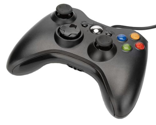 APT KX13 Xbox 360 kabelový ovladač černý