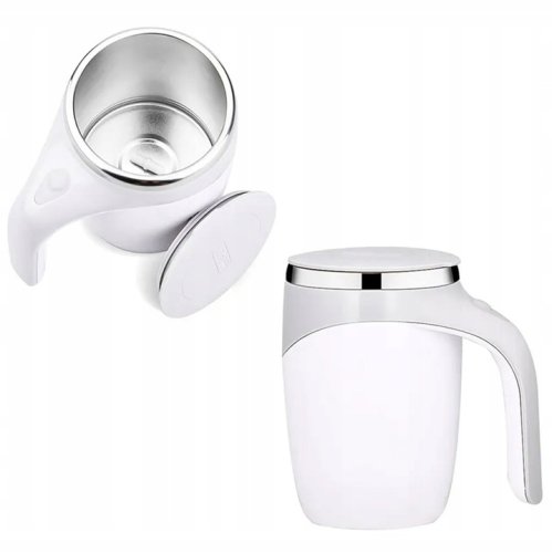 APT DA347 Samomíchací šálek na kávu 380 ml, bílý