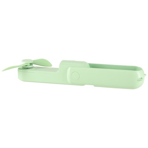 KIK KX3075 Ventilátor skládací, USB, 1200 mAh, USB-C, zelená