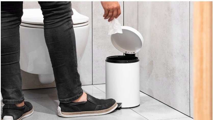 Teesa TSA0405 Odpadkový koš 3L, bílý