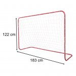 KIK KX3209 Tréninková ocelová branka 183 x 122 x 61 cm