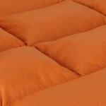 KIK KX3081 Zahradní houpací křeslo s matrací, 100 kg, oranžová