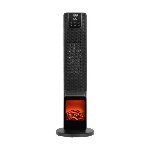 Teesa TSA8062 Teplovzdušný ventilátor s imitáciou krbu 800/2000W, čierny