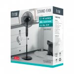  Teesa TSA8065 Stojanový ventilátor s dálkovým ovládáním, 50 W, černá