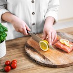 Teesa TSA0189 Kuchařský nůž z nerezové oceli 33 cm (7Cr17MoV)