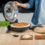 Teesa TSA3231 Pec na pizzu Supreme 1200 W, 32 cm, černá