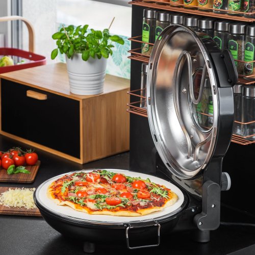 Teesa TSA3231 Pec na pizzu Supreme 1200 W, 32 cm, černá