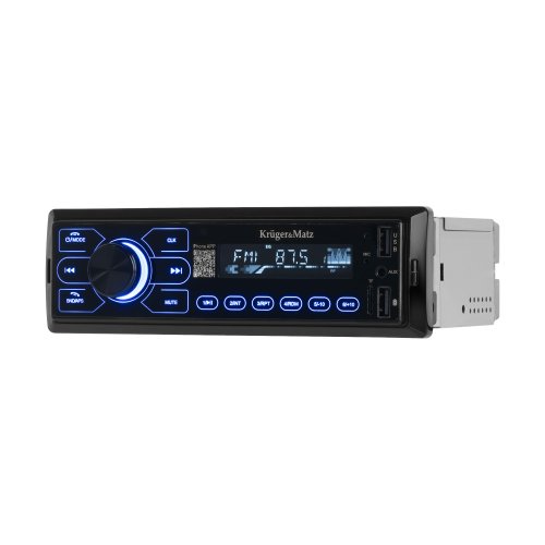 Autorádio Kruger&Matz KM2013 s Bluetooth, DIN, USB, AUX, Jack 3,5 mm