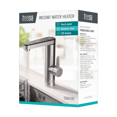 Teesa TSA4100 Baterie s elektrickým ohřevem vody 3500 W, nerezová ocel