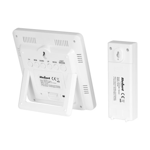 Rebel URZ3498 Bezdrátová meteorologická stanice s venkovním čidlem, bílá