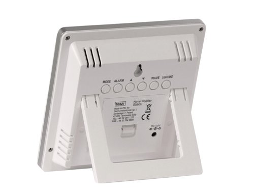 Maclean URZ0860 Bezdrátová meteorologická stanice s DCF systémem GreenBlue GB521W bílá