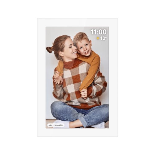 Kruger&Matz KM1100W Digitální fotorámeček Frameo WiFi, 10,1 palců, bílý