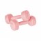 Rebel RBA-2305 Fitness činky 2 x 1 kg, svetlo ružová