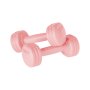 Rebel RBA-2305 Fitness činky jednoručky 2 x 1 kg, světle růžové