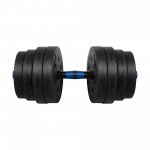 Rebel RBA-2301 Nastavitelné činky s konektorem 2 x 15 kg, černomodré