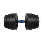 Rebel RBA-2301 Nastavitelné činky s konektorem 2 x 15 kg, černomodré