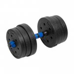 Rebel RBA-2300 Nastavitelné činky s konektorem 2 x 10 kg, černomodré