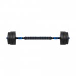 Rebel RBA-2300 Nastaviteľné činky s konektorom 2 x 10 kg, čierna a modrá