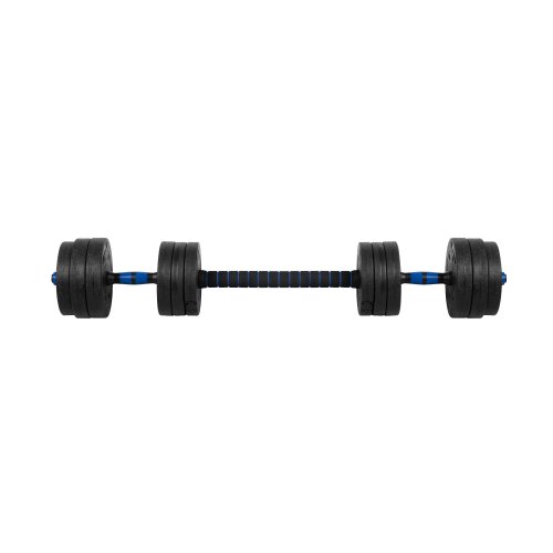 Rebel RBA-2300 Nastaviteľné činky s konektorom 2 x 10 kg, čierna a modrá