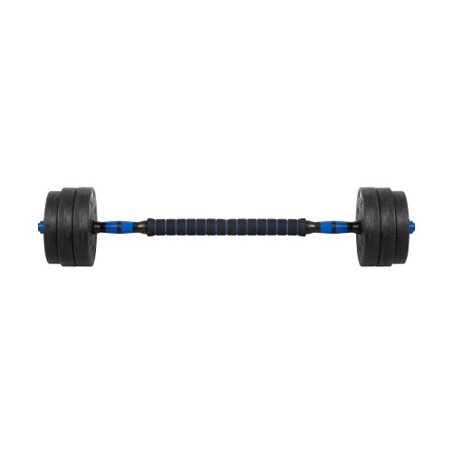 Rebel RBA-2300 Nastaviteľné činky s konektorom 2 x 10 kg, čierna a modrá