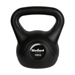Rebel RBA-2315 Kettlebell Active 10 kg, černý