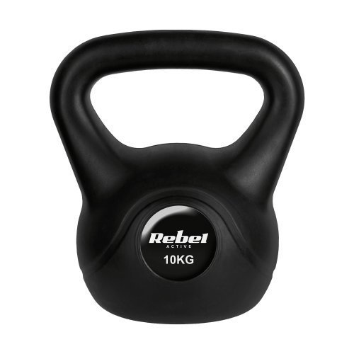 Rebel RBA-2315 Kettlebell Active 10 kg, černý